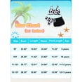 thumbnail image 3 of 7-13T Girls 3 Piece Bikini Swimsuits + Coverups Summer Cute Printed Bathing Suit with Shorts For Teens Girl 7-13 Years, 3 of 8