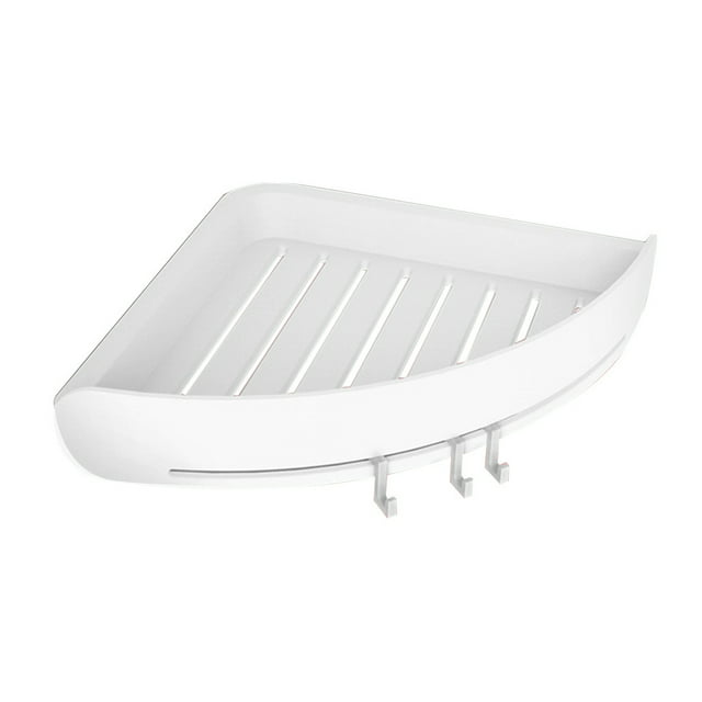 Agiferg Bathroom Triangular Shower Shelf Corner Bath Storage Holder Organizer Rack