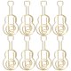 thumbnail image 3 of 50 clips para documentos, clips con forma de violín, clips pequeños y bonitos para oficina., 3 of 7