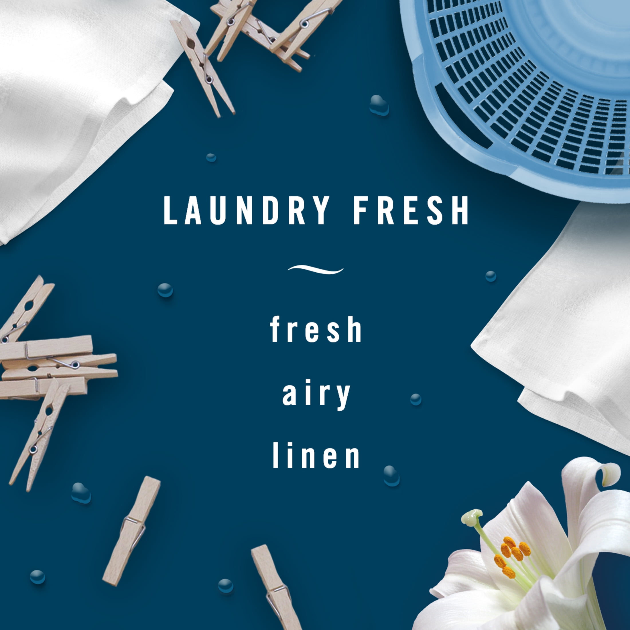 Febreze AUTO Air Freshener, Odor-Fighting Automotive Vent Clip, Laundry Fresh Scent, 4 Count