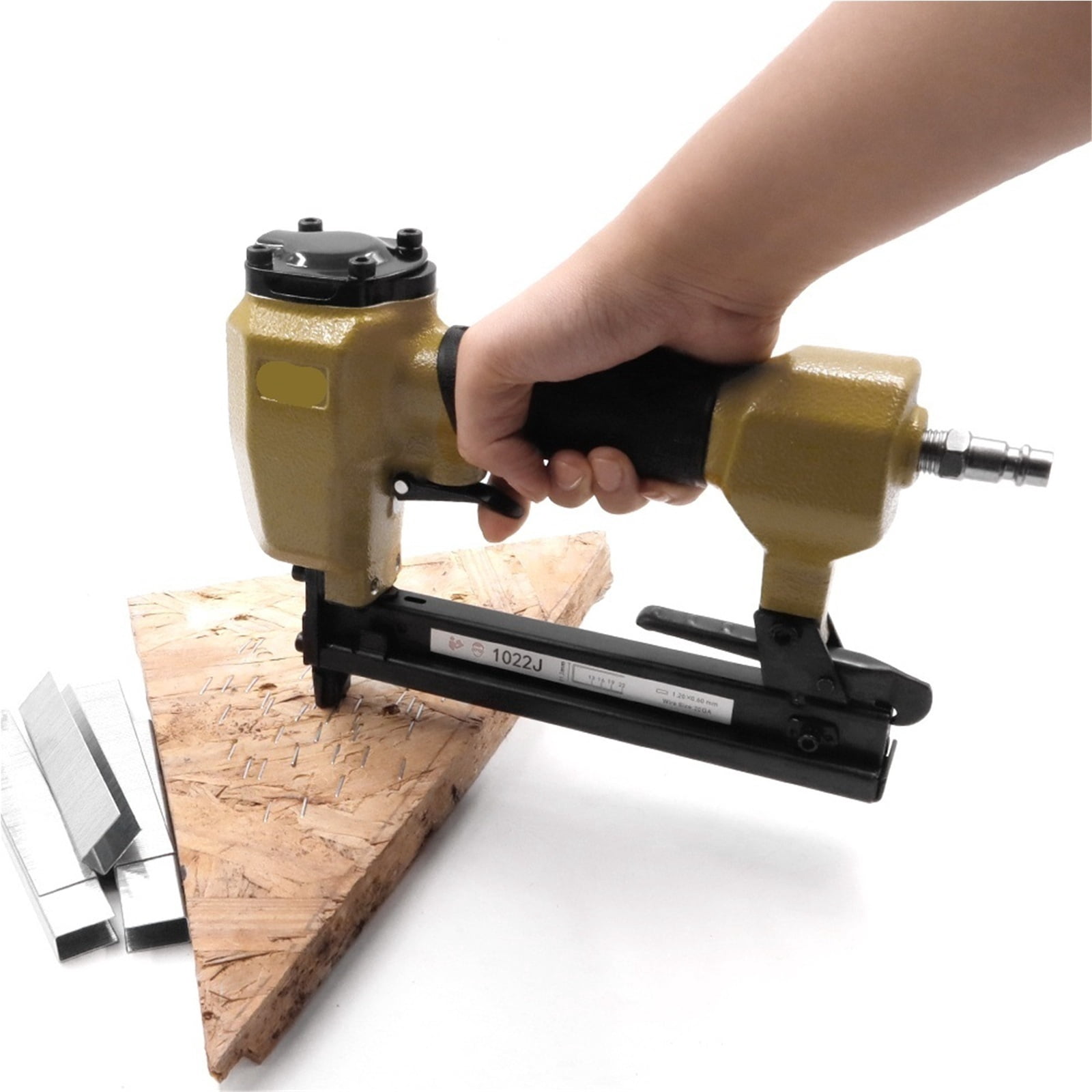 Air Stapler Pneumatic Nail Gun for Furniture Pneumatic Upholstery Tack Gun Framing Nailer - Multi-Purpose Tool