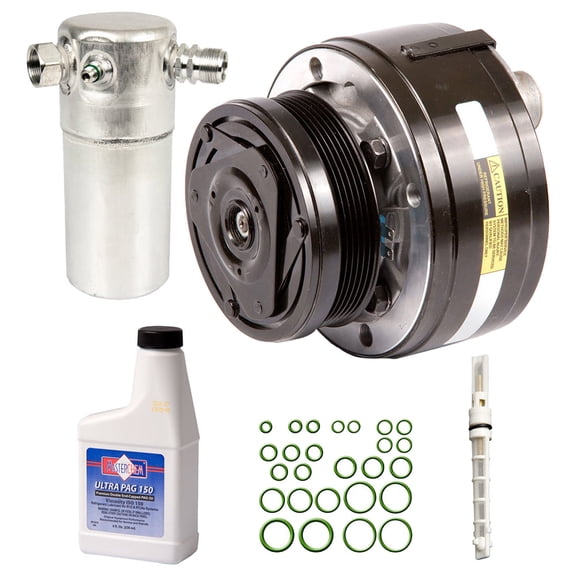 OEM AC Compressor w/ A/C Repair Kit For Chevy S10 S-10 Blazer & GMC S15 S-15 Sonoma 2.8L V6 1987 1988 1989 - BuyAutoParts