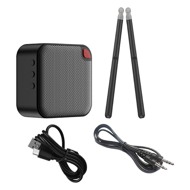 Batería eléctrica, baquetas de , batería de , compacta con altavoz, baquetas electrónicas para adolescentes, espectáculos de bar