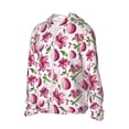 thumbnail image 2 of KLL Lilies Flowers Print Men's Women’s UPF 50+ Sun Protection Outdoor Hoodie Jacket Long Sleeve Fishing Hiking Performance Shirt-Large, 2 of 6