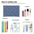thumbnail image 4 of Easygdp Nautical Anchors Makeup Bag Toiletry Bag Canvas Makeup Bags Zipper Cosmetic Pouch Travel Cosmetic Pouch for Women Gifts, 4 of 7