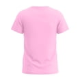 thumbnail image 4 of Girls Tshirts Short Sleeve Crew Neck Graphic Tees Stylish School Season Print Casual Summer Kids T Shirts Size 5-6Y, 4 of 5