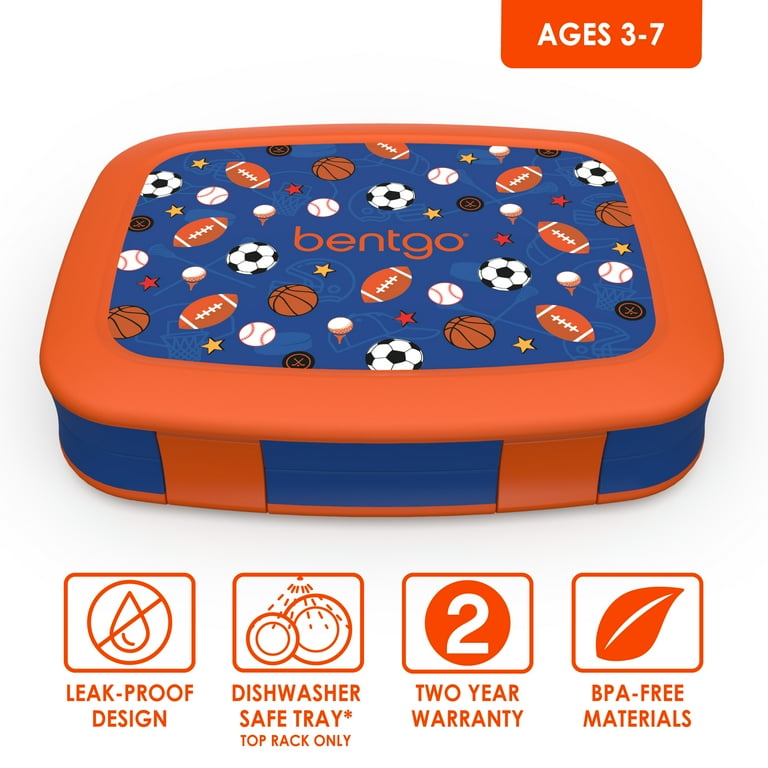  Bentgo® Kids Prints 5-Compartment Bento-Style Kids