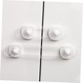 thumbnail image 4 of FUTUREORYY 12Pcs Drawer Latch Transparent for Childproofing Home Appliances, 4 of 7