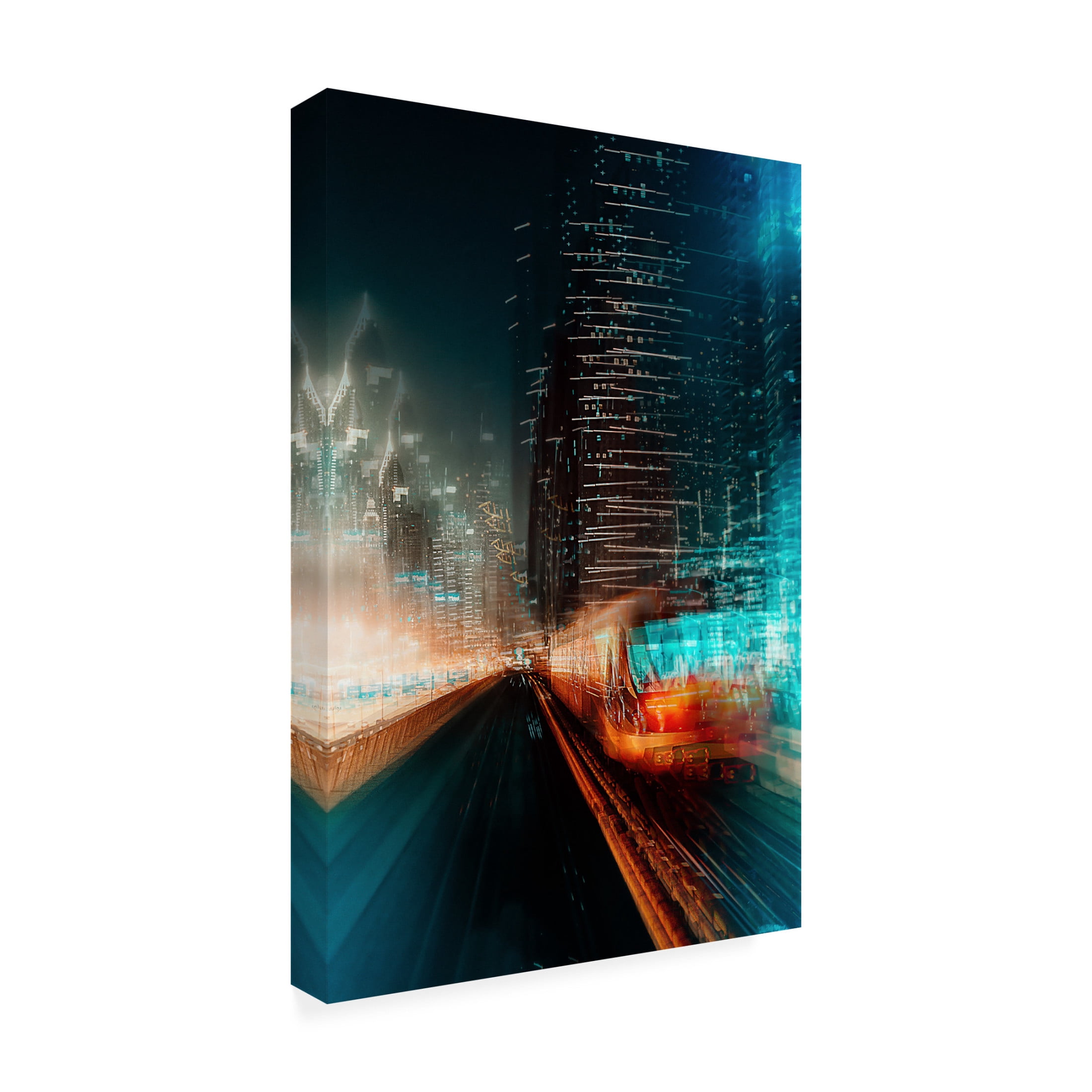 Canvas Wall Art - Carmine Chiriaco 'Look Into The Future' Wall Art for Living Room, Bedroom, or Office Décor by Trademark Fine Art - 30 x 47 Inches
