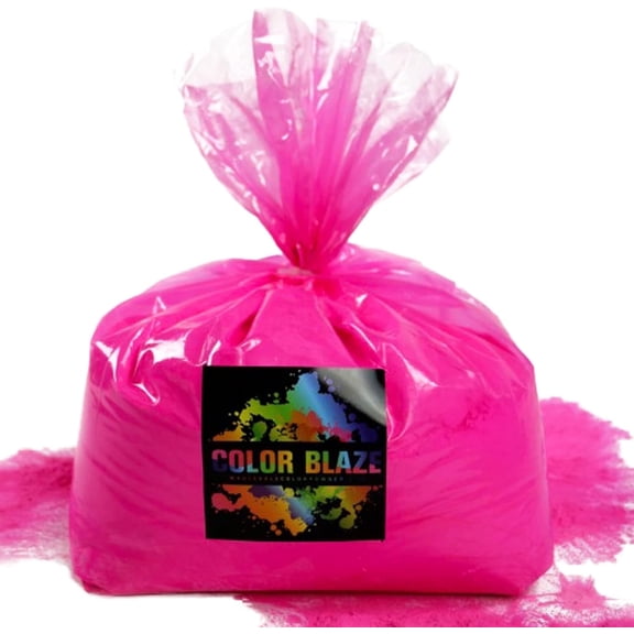 Color Powder Gender Reveal - 25 Pounds of Pink - Ideal for Fun Runs, Holi Festivals, Color Wars, and More!