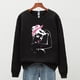 thumbnail image 4 of Moda mujer casual manga larga o-cuello impreso damas sudaderas tops Pompotops  gfhjh1177, 4 of 6