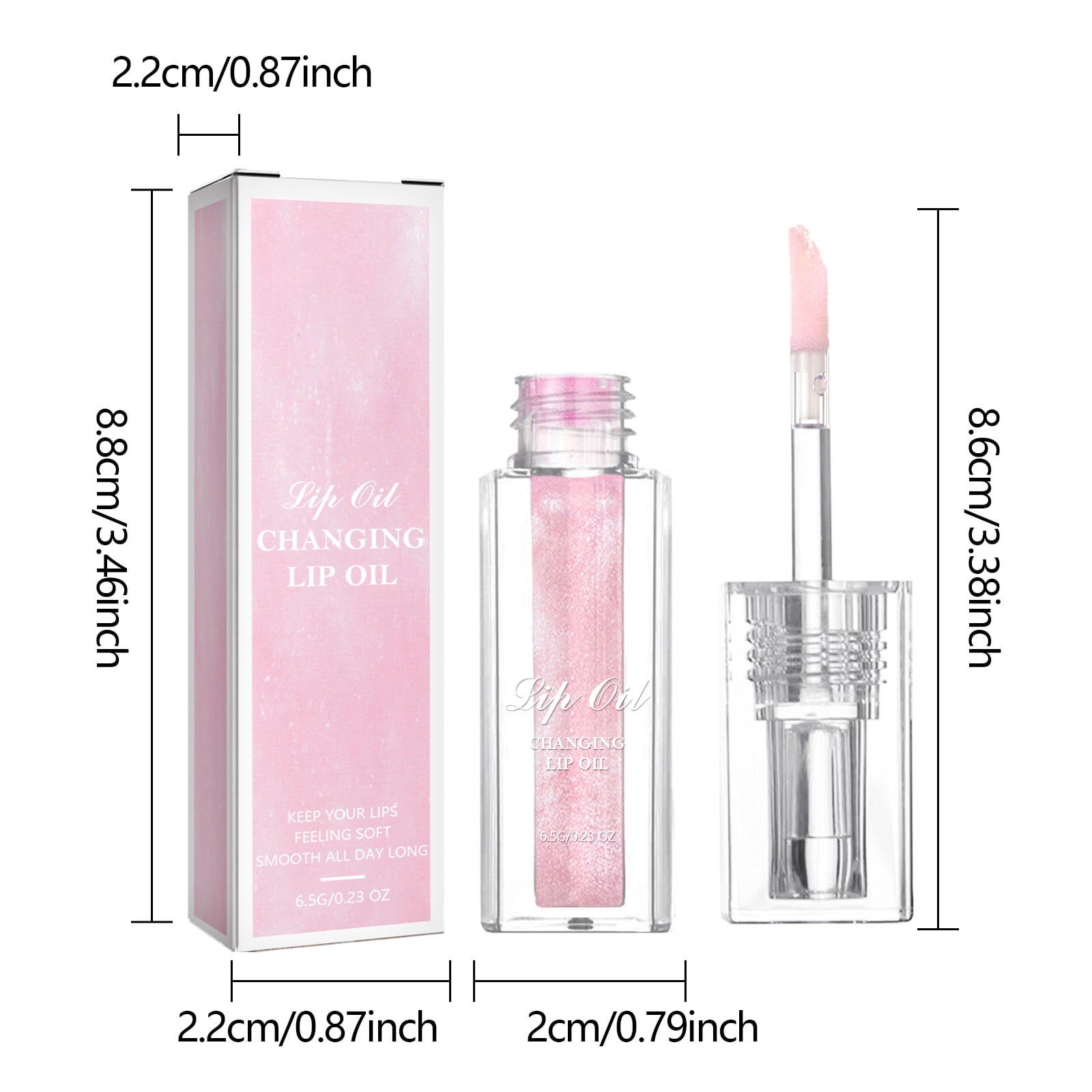 Alvantor Color Changing Hydrating Lip Oil pH Reactive Gloss