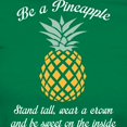 thumbnail image 3 of CafePress - Be A Pineapple Women's Dark T Shirt - Women's Traditional Fit Dark T-Shirt, 3 of 4
