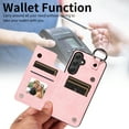 thumbnail image 5 of Nalacover for Samsung Galaxy A54 5G Wallet Case with Card Slots & Metal Finger Ring, Durable PU Leather Back Double Magnetic Botton Flip Kickstand Purse Shockproof Phone Case,Rosegold, 5 of 10
