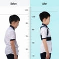 thumbnail image 6 of Adjustable Children Posture Corrector Back Support Belt Kid Boy Girl Orthopedic Corset Spine Back Lumbar Shoulder Braces Health (Blue,M), 6 of 7