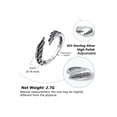 thumbnail image 3 of 2 Anillo De Alas De Ángel Demonio Plata 925 P/ Mujer Hombre Xtellar plateado, 3 of 4