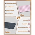 thumbnail image 3 of Pink Stair Treads for Wooden Steps Indoor Runner Rug Carpet, Country French Rustic Buffalo Plaid Modern Art 15 Pieces Peel and Stick Staircase Step Treads Covers Washable Throw Door Mats, 30"x8", 3 of 6