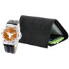 Men's NCAA University of Texas Longhorns Watch and Tri-Fold Wallet Set, Black