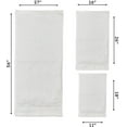 thumbnail image 2 of Kaufman - Personalized Luxury Hotel Quality Towels Embroidered (2 Bath Towel, 2 Hand Towel, & 2 Washcloth) White Towel Set with Monogrammed Letter 100% Cotton for Bathroom, Kitchen and Spa., 2 of 5