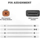 thumbnail image 2 of 4-Pin to 16-Pin OBD2 Diagnostic Adapter Cable for Motorcycles, 2 of 3