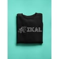 thumbnail image 3 of Ikal With Serpent Sweatshirt Men -Ikal Designs, Male 3X-Large, 3 of 4