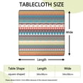 thumbnail image 2 of Bohemian Print Elastic Edge Square Table Cover for Outdoor Patio and Kitchen Table Decor, 2 of 6