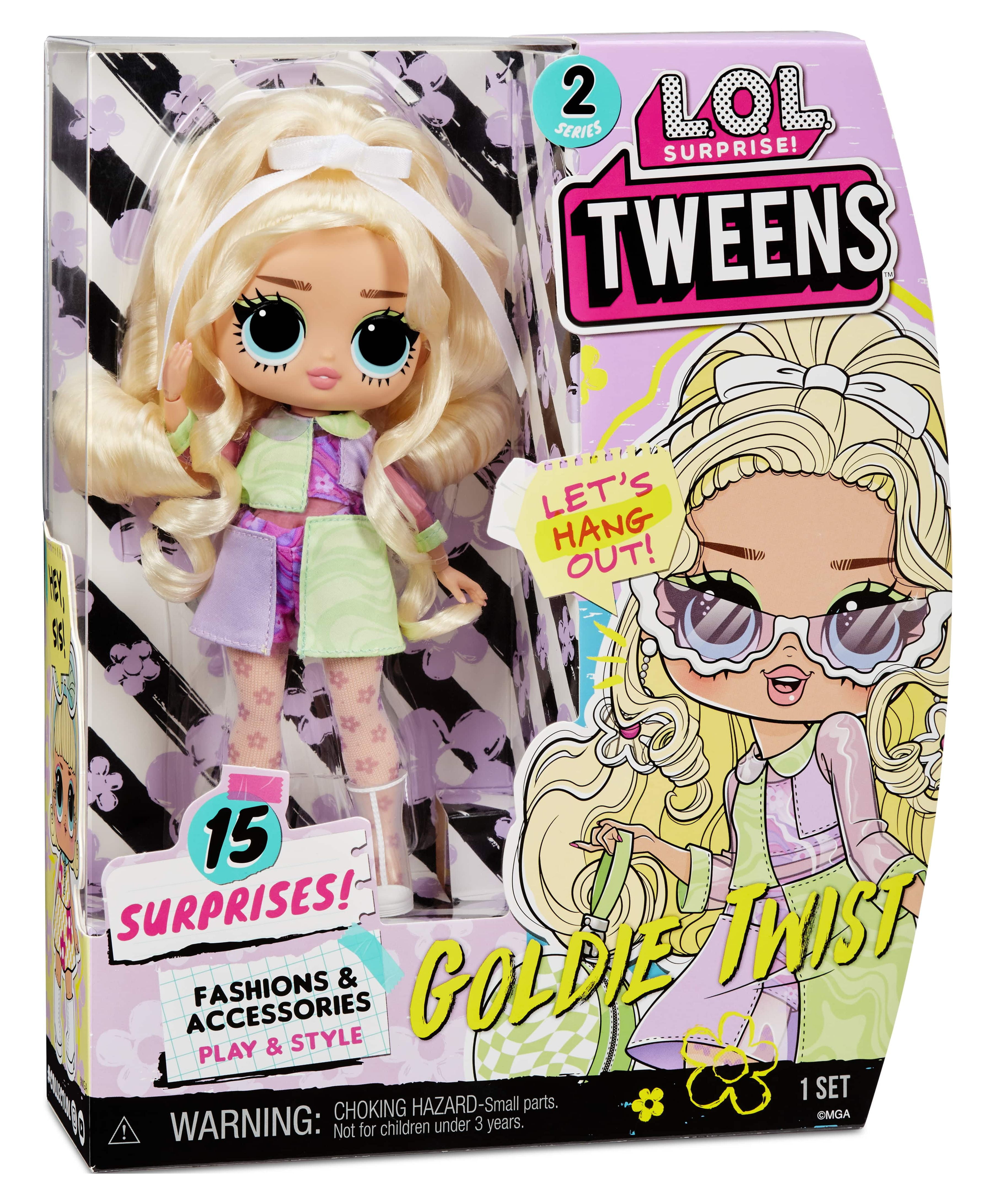 LOL Surprise Tweens-Goldie Twist, Great Gift for Kids Ages 4 5 6+ 