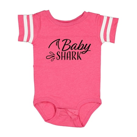 

Inktastic Baby Shark with Shark Fin Boys or Girls Baby Bodysuit