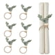 thumbnail image 1 of Decoración del hogar, decoración de habitaciones, decoración de paredes. Juego de 6 servilleteros de primavera y Pascua. Servilleteros de hojas. Servilleteros bohemios. Servilleteros con cuentas de ma, 1 of 9