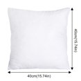 thumbnail image 3 of 2 Piece Non Woven Pillow Core Substitute Polyester Square Pillow Core, 3 of 5