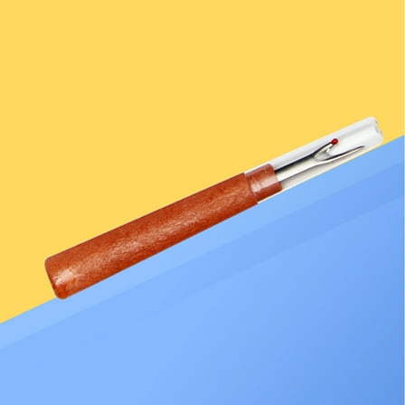 Masteelf Durable Brown Seam Ripper Sewing Tool for Removing Hems and Stitches Made of Plastic and .5 Inches