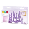 thumbnail image 2 of Sexy Gift Set Bundle of Try-Curious Anal Plug 6 Piece Kit Purple and Icon Brands S Drops Silicone Anal Beads, Black, 2 of 5
