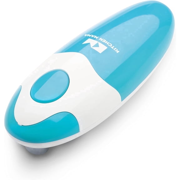 Kitchen Mama Handheld Electric Can Opener, Sky Blue