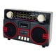 thumbnail image 4 of Radio portátil AM SW de 3 bandas con soporte para tarjeta TF y USB para casa, oficina y exteriores. Negro Rojo, 4 of 9