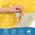 thumbnail image 4 of Yayeee Kitchen Valance Rod Pocket 54" x 18" Living Room Window Curtain, White Stars, 4 of 6