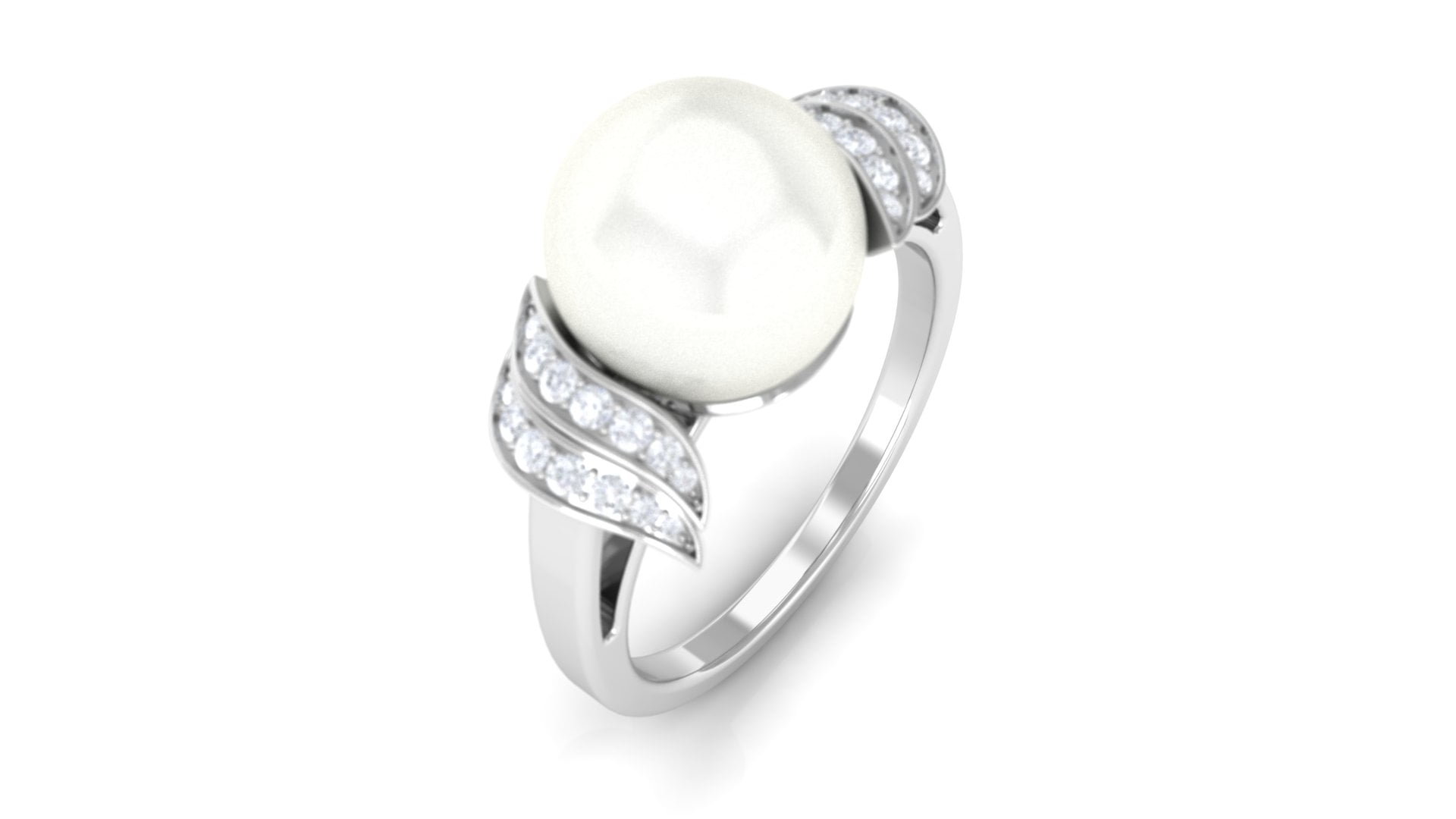 9 Elegant and Stunning Solitaire Pearl Ring Mountings You must Adore