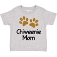 thumbnail image 3 of Inktastic Chiweenie Mom Paw Print Girls Toddler T-Shirt, 3 of 5
