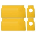 thumbnail image 2 of Rongfmy 100 Pieces Bottle Neck Tags Kraft Paper Tags Cellar Labels for Yellow, 2 of 9