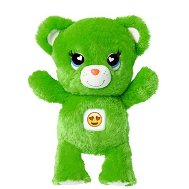 Emoji Bears Plush, Green, 7"