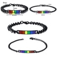 thumbnail image 1 of 2 Pulseras Hugo Acero Inoxidable Pareja, 1 of 10