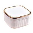 thumbnail image 1 of Mini bote de basura para escritorio, para sala de estar, cocina, tocador Oro blanco y rosa, 1 of 9