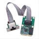 thumbnail image 4 of Tarjeta de Red Mini PCIE Gigabit Tarjeta Ethernet RJ45 de un Solo Puerto Puerto COM Tarjeta LAN Ethernet Fija para Computadora PC, 4 of 5