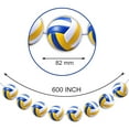 thumbnail image 3 of czcpp-100 Pcs Volleyball Garland for Party Banners Sports Theme Party Hanging Decorations Volleyball Paper Garland Volleyball Birthday Party Game Day Party Decoration, 3 of 4