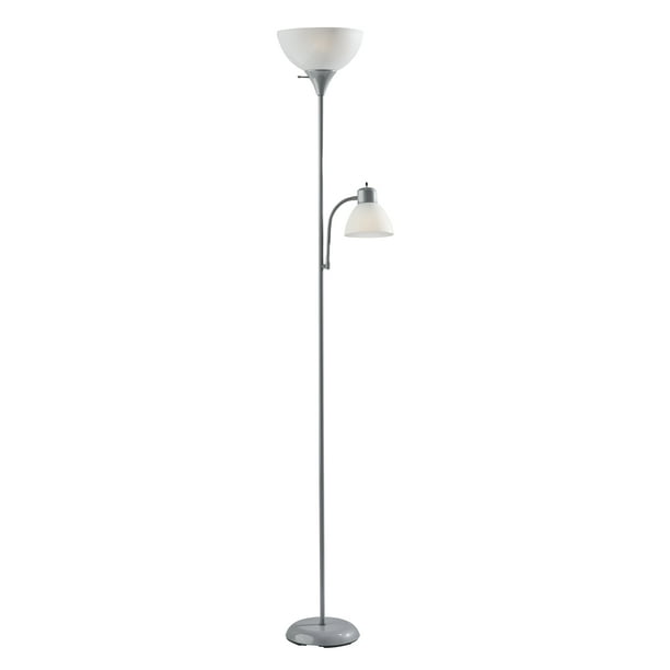 Mainstays 72 Combo Floor Lamp With, Rust Metal Adjustable Pharmacy Table Lamps
