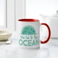 thumbnail image 4 of CafePress - Take Me To The Ocean Print - 11 oz Ceramic Mug - Novelty Coffee Tea Cup, 4 of 4