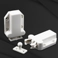 thumbnail image 4 of KAKOWELY 2 Pcs Dispositif de Capture de Porte Autobloquant pour Armoire (Blanc), 2.72x"X1.67"X0.67 Pouces, 4 of 5
