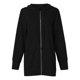 thumbnail image 4 of ICHUANYI Clearance Women's Casual Fashion Color Long Sleeved Hooded Sweater Jacket(Black, XL) ICHUANYI WER2023081203946, 4 of 4