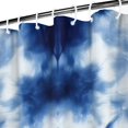 thumbnail image 3 of Blue White Tie Dye Mandala Pattern Shower Curtain 72"x72" ,Bathroom Decorative Shower Curtains Set with 12 Hooks,Modern Waterproof Washable Shower Curtain, 3 of 6
