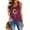 Brick Red, variant on Camisoles For Women Floral Print Sleeveless Racerback Scoop Neck Top Womens Tank Top Brick Red L