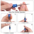 thumbnail image 6 of 18PCS Keychain Aluminum Alloy Screwdriver Bits Holder Extension Bar Drill Screw Adapter for 1/4 in Hex Shank, 6 of 6